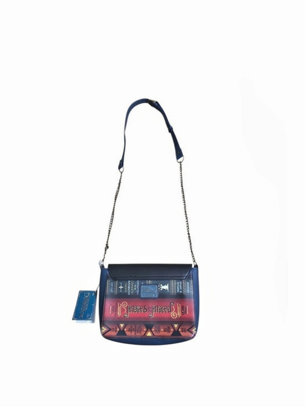 LoungeFly Fantastic Beasts Magical Books Chain Strap Crossbody Bag Dumbledore